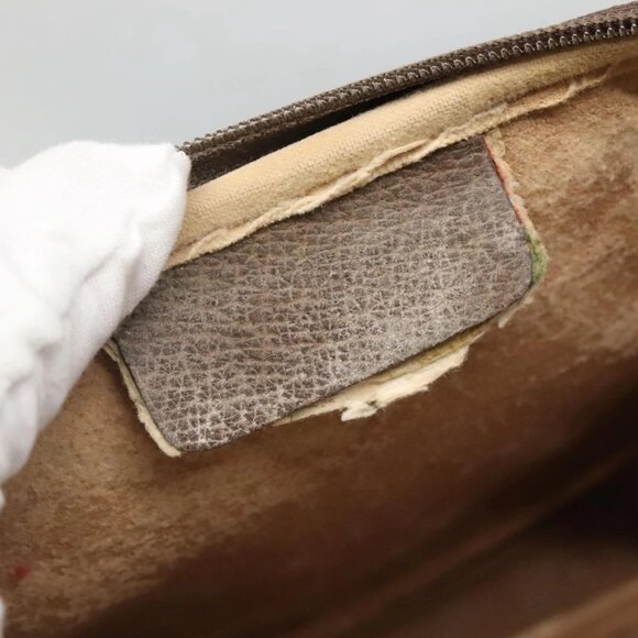 GUCCI GG Supreme Shoulder Bag PVC Beige Gold 56 02 068 Auth ep10564 - Picture 14 of 16